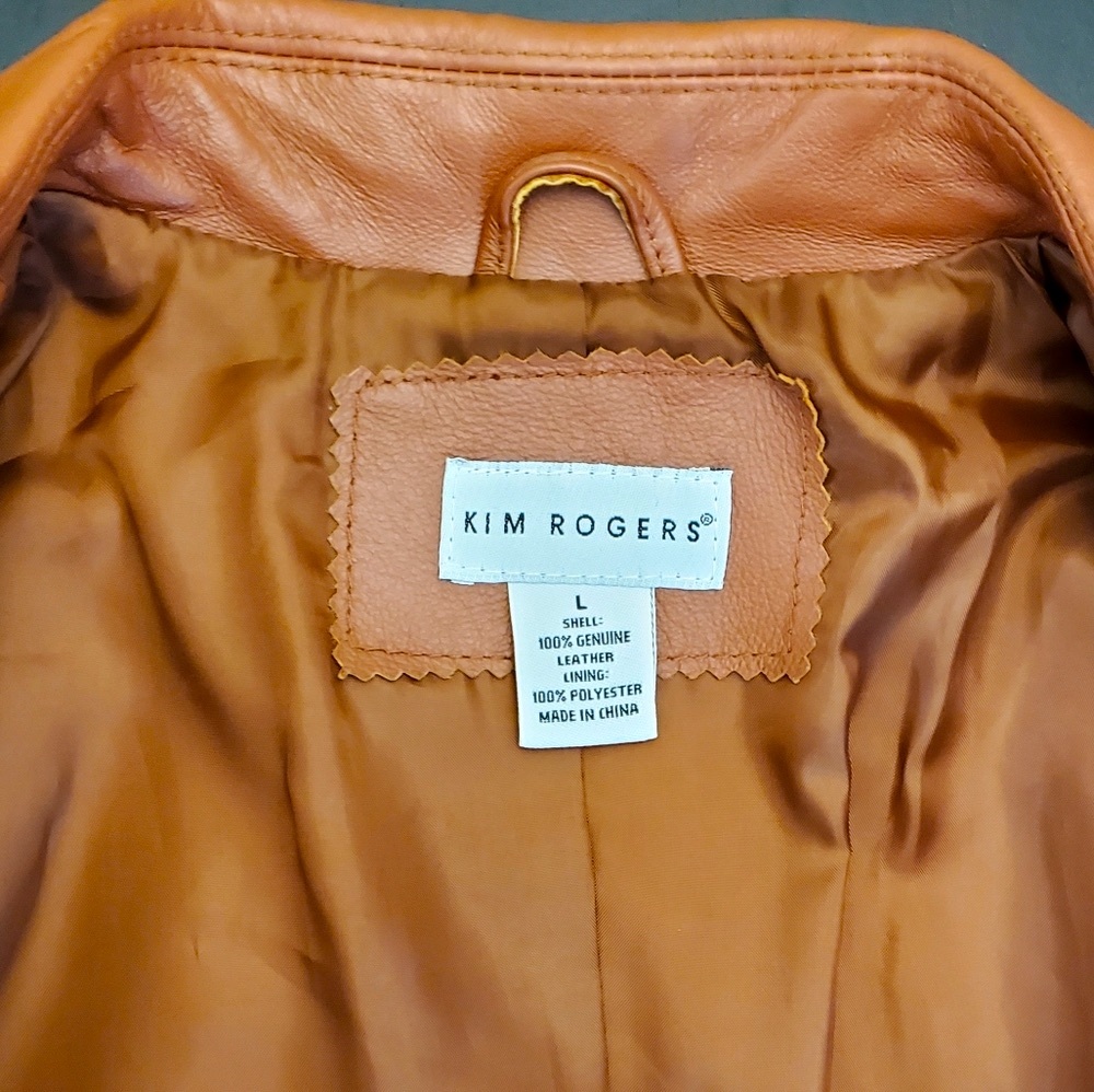 Kim Rogers Leather Blazer - Picture 7 of 8